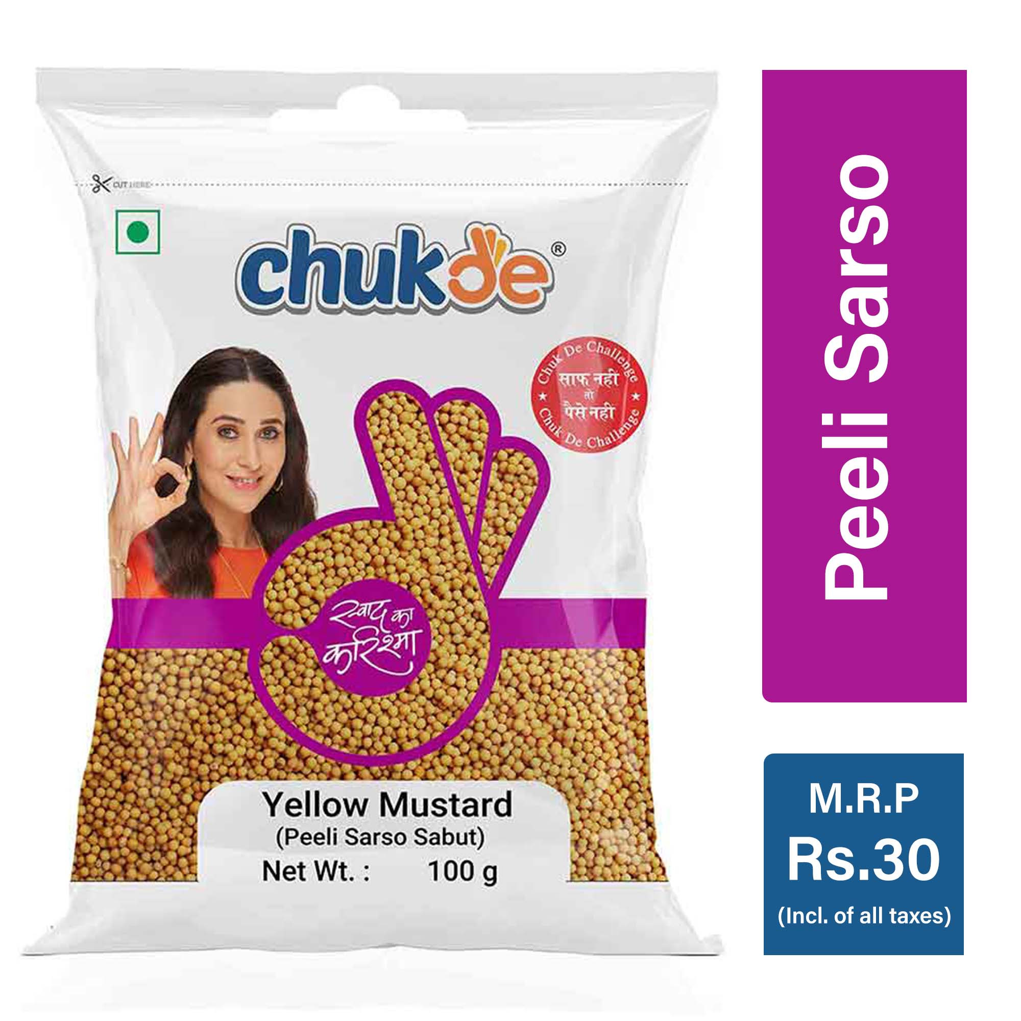 Chukde Spices Pili Sarso Sabut 100g